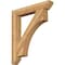 Ekena Millwork Westlake Slat Rough Sawn Bracket, Western Red Cedar, 6"W x 42"D x 48"H BKT06X42X48WTL06RWR - alternate 1